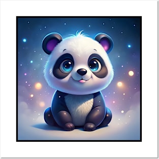 Cute Baby Panda Posters and Art